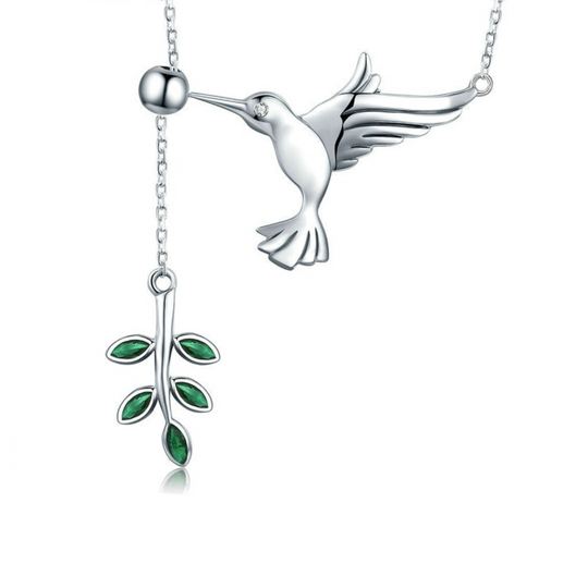 Collar Colibrí Plata 925