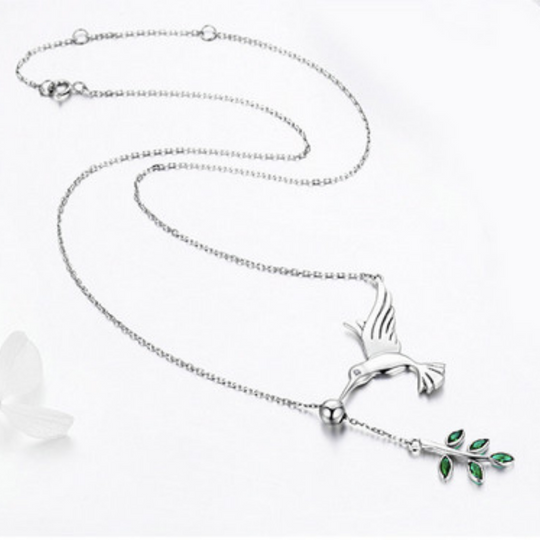 Collar Colibrí Plata 925