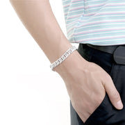 Pulsera Cubana Masculina en Plata 925 Esterlina