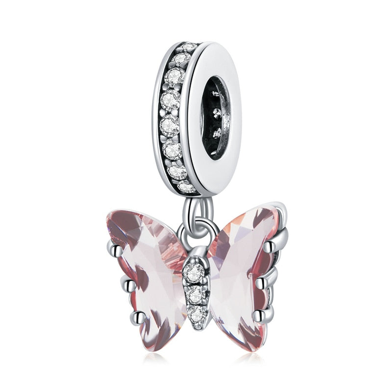 Charms Mariposas Lujosas - Plata 925