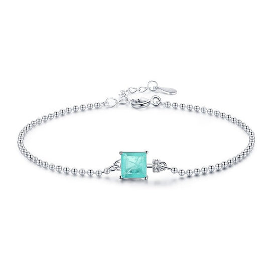 Pulsera Plata Turmalina Paraíba